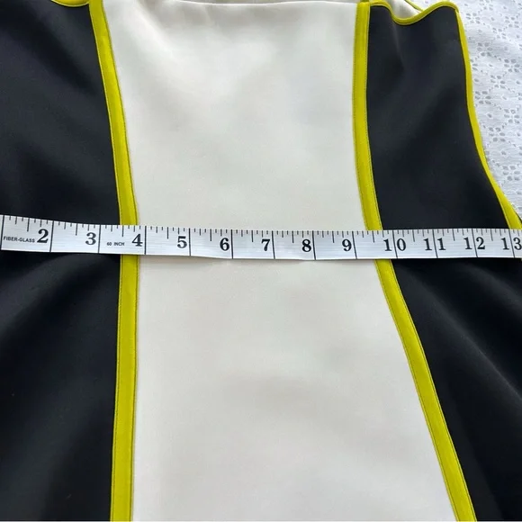 GUESS dress, size 4 in Navy, white and apple green - Picture 5 of 6